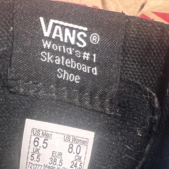 VANS SK8-HI Reissue (Vintage) Black/Olive Suede Women Sz 8 / Men Sz 6.5 - Picture 9 of 9